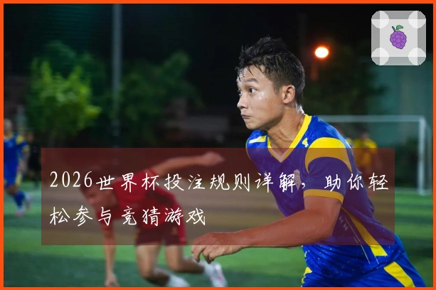 2026世界杯投注规则详解，助你轻松参与竞猜游戏